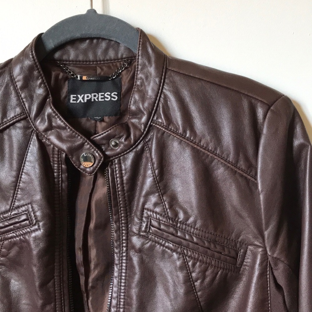 Express jacket in Chestnut brown